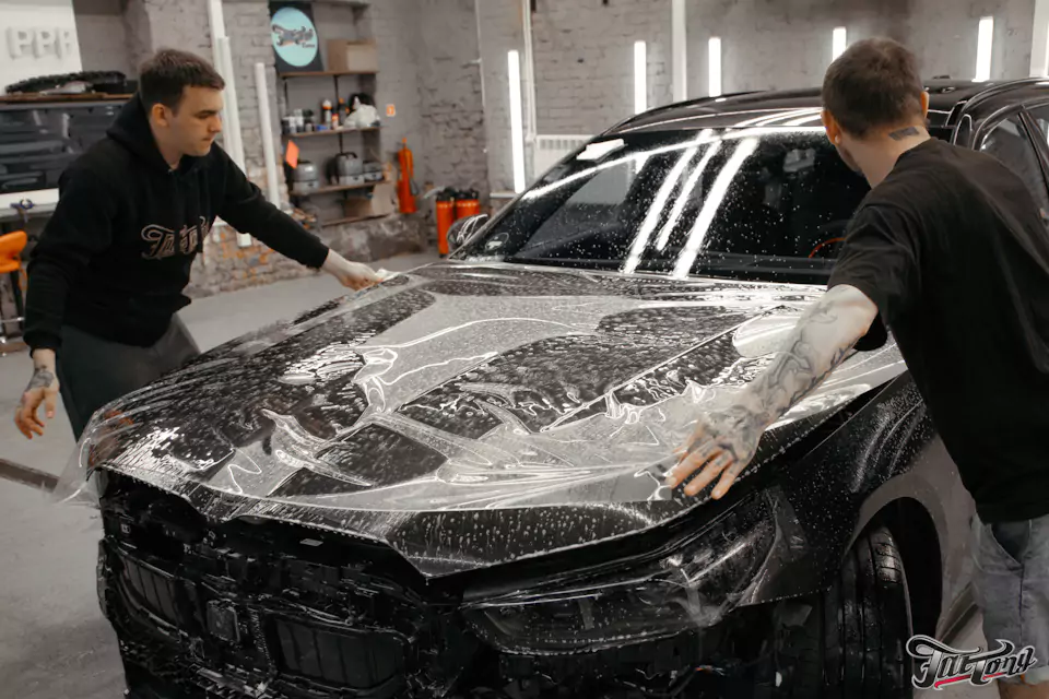 Защитили зоны риска BMW 5 полиуретаном